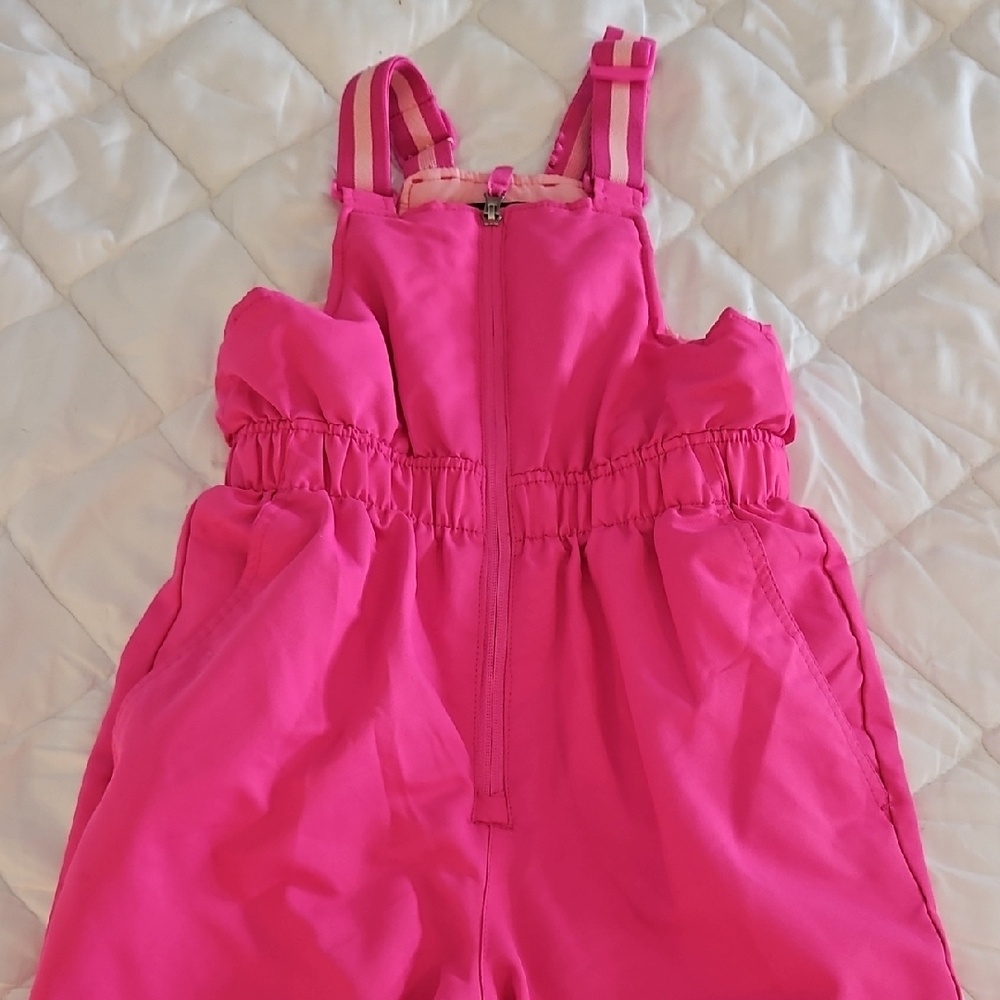 Kids Pink Overalls